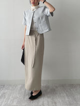 Momento Linen Long Skirt