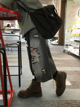 Melan Destroid Bermuda Denim Pants 2C
