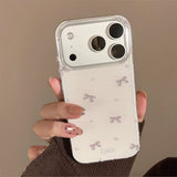 グリッター ダイヤモンド リボン iPhone ケース