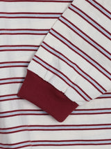 Lower stripe long sleeves 3color
