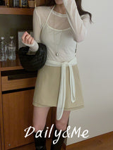 mini skirt pants(2color)
