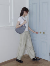 2-WAY ROUND BAG (DOT GREY)