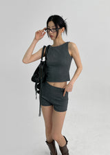 [MADE] Sappini SET - Backless Tank Top