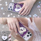 [MADE] heart lock case (purple)