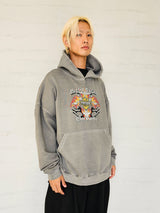 VENTIQUE ピグメントモーターレーシングフーディー 3colors