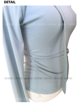 Sky Choker Unbalanced Off-Shoulder Long Sleeve T-Shirt