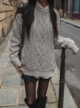 Ratz Dyeing Overfit Pretzel Knit