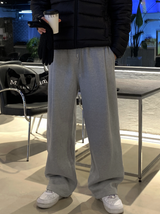 ネードUSAスピマコットンブラッシュドワイドバンディングパンツ