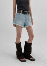 [MADE] Kiesel Damage Denim Short Pants