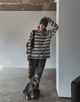 [LAN ARCHIVE] Destroyed Wide Denim Pant