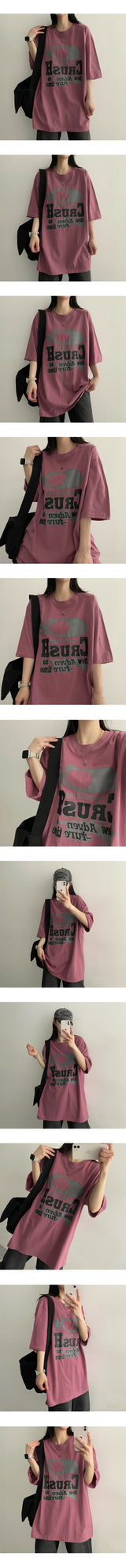 ファンキーオーバーフィット半袖Tシャツ