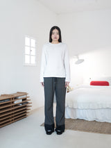 CHECK LACE PANTS (BLACK)