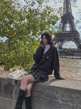Zendy pleats mini skirt