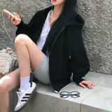[BELLIDE MADE] ノア, ルーズフィットツーウェイジップアップフーディー