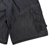  natural denim bermuda pants