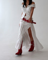 Red Heart Stud Wide Belt