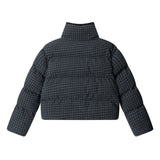 Monet Check Fur Short Puffer 233617807