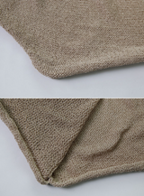 Shoulder Slit Ribbon Long Sleeve Knit (5color)