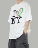 NY ハートショートスリーブT