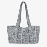 Wool Tweed Bag White