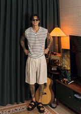Cool Linen Bermuda Wide Shorts 4COLOR