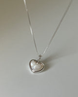 Loveholic necklace (silver)