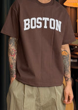 Cropped Boston Short-Sleeve T 4COLOR