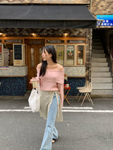[MADE] Fittney Summer Off-Shoulder Knit