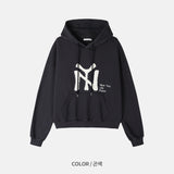 Distro NY Crop Hoodie (4color) (No.989)
