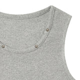 Ake Studded Sleeveless Gray