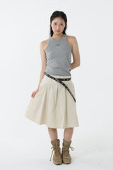 ALL-DAY SLEEVELESS TOP_MELANGE GRAY