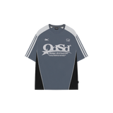 Odsd スポーティ カラーブロック オーバーフィット Tシャツ