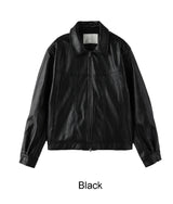 Mayden Crop Leather Jacket