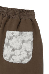 Fluffy Jogger Pants (Brown)
