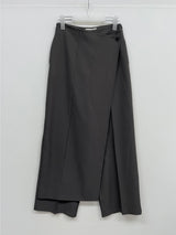 Scone Unbalanced Wrap Wide Slacks