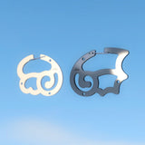 空から カラビナ キーホルダー