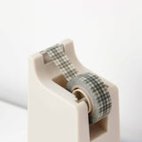 Tartan Check Masking Tape / Creamy Black