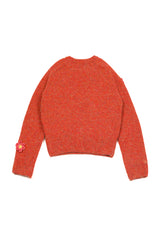 Tommy Flower Knit [Orange]