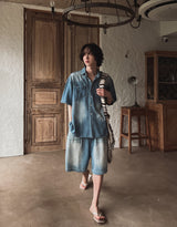 サマーアイスクーリングデニムパンツ (ショートver.)