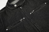 [26AW] アスター ウォッシュド デニム ライダージャケット