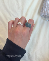 Volume Heart Ring (3 color)