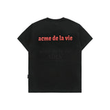 24FW スクリームボーイレタリングベビーフェイス半袖Tシャツ ブラック