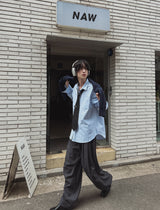 ルーベンパラシュートワイドスラックス (2 color)