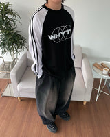 Print Raglan Track Long Sleeve