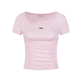 Tarin Off Neck Shirring Tee