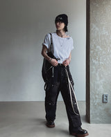 Rogueteen Strap Cargo Denim Pants