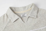 Terry block sweatshirt