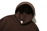 Echo Rune Crop Hoodie (BROWN)