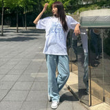 ランダムオフフラワーTシャツ [5COLOR]