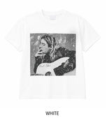 グランジ ヴィンテージ フォト プリント ショートスリーブ Tシャツ